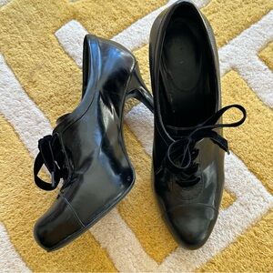 Cole Haan Maria Sharapova Black Bootie Heels